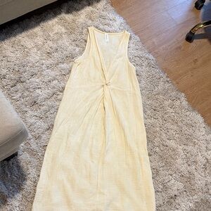 Amadi Cream 100% Cotton Dress Swim cover up